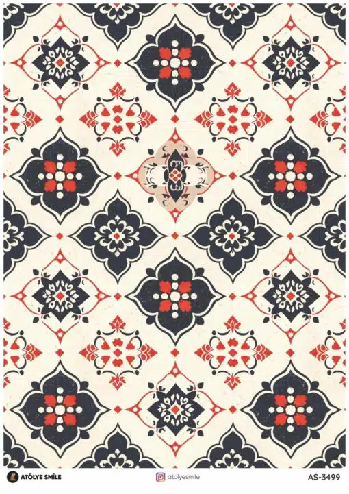 ATÖLYE SMİLE PİRİNÇ DEKOPAJ KAĞIDI AS-3499