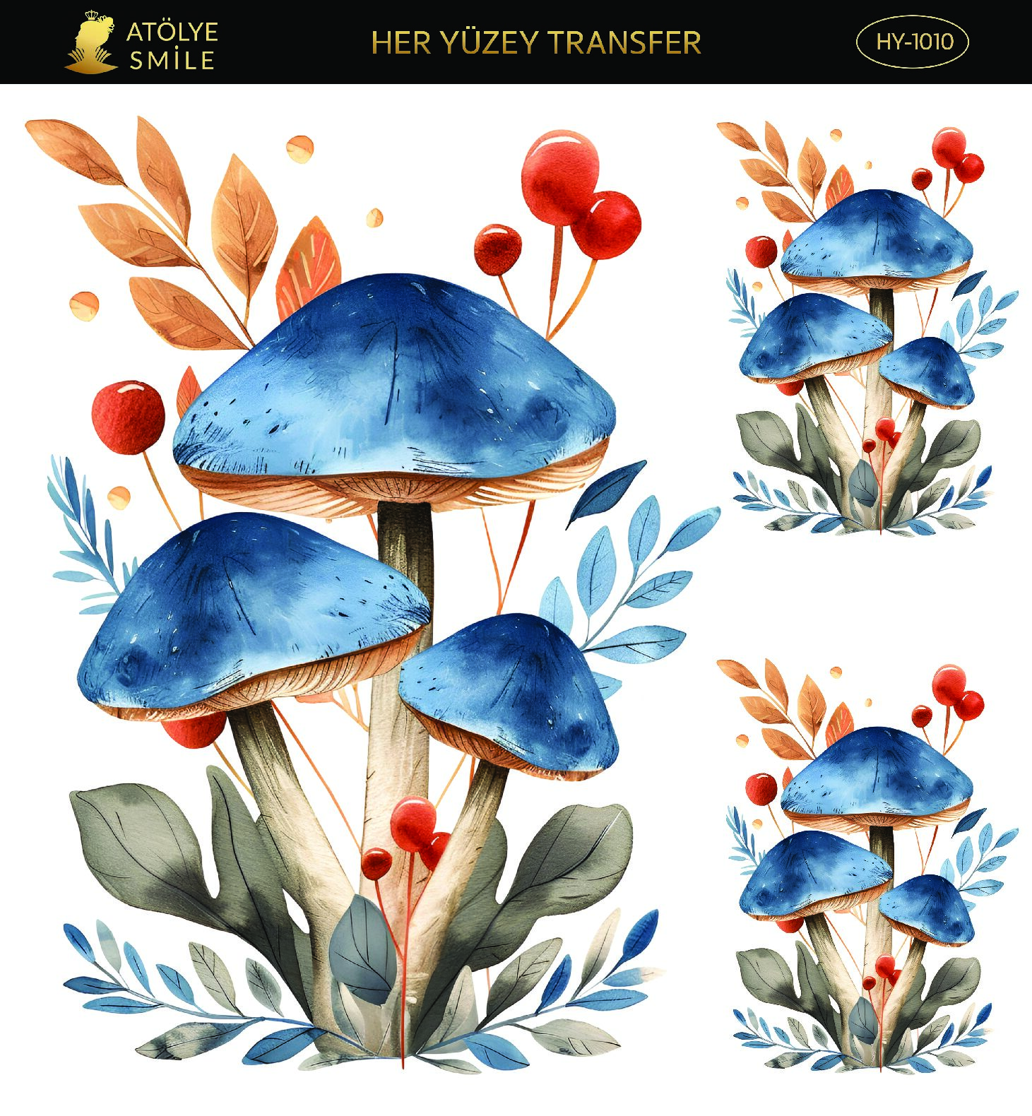 ATÖLYE SMİLE HER YÜZEY TRANSFER- HY 1010