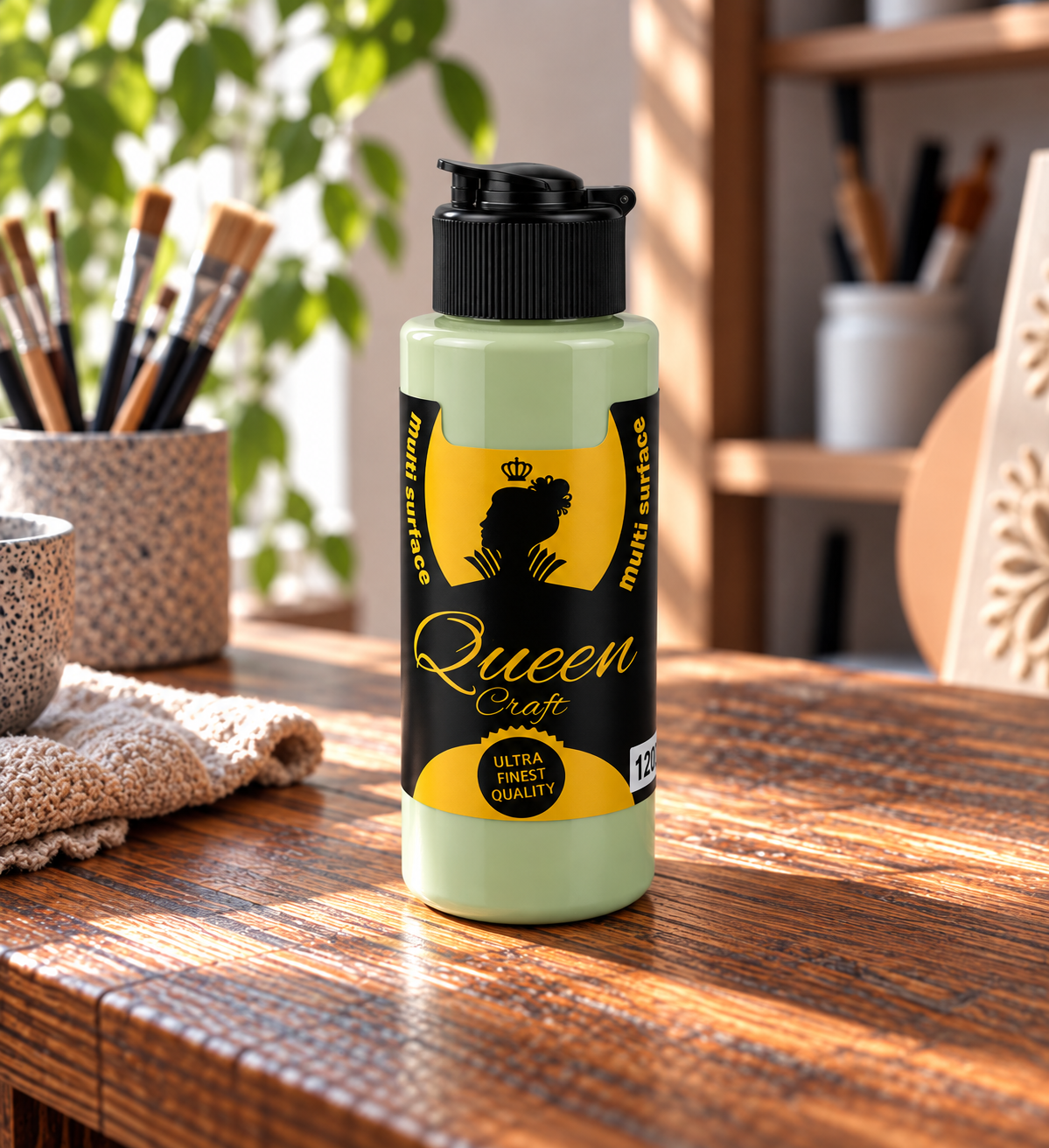 QUEEN CRAFT MULTİSURFACE 120 ML-ANTİK YEŞİL