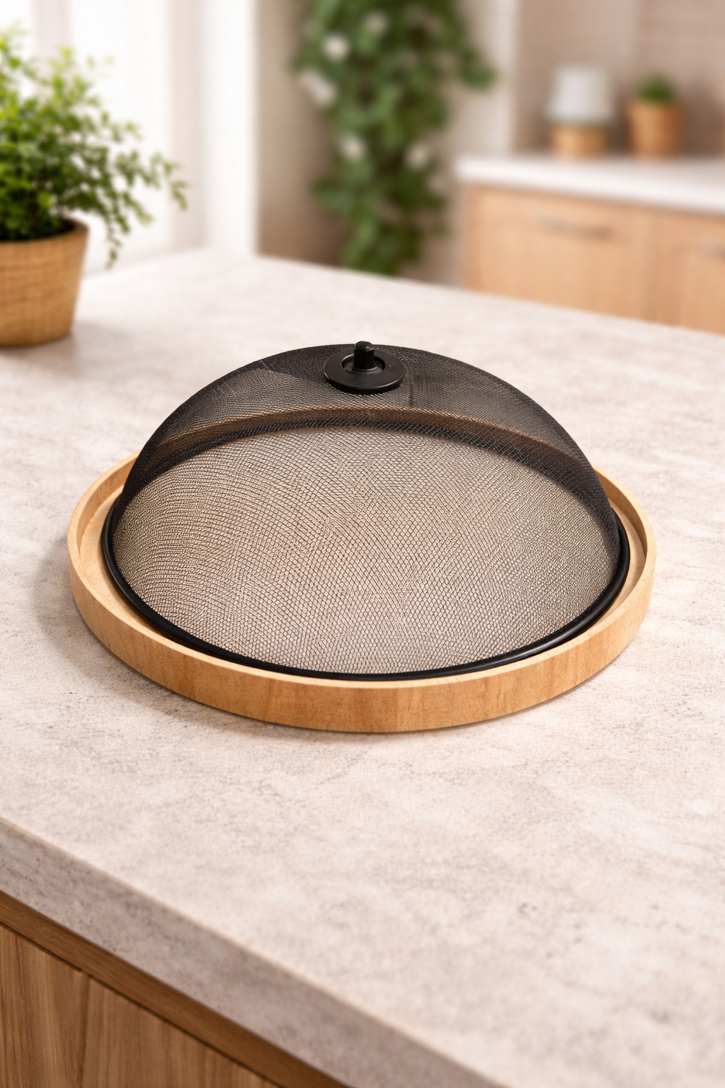 MASİF SUNUMLUKLU TEL KORUYUCU-SİYAH