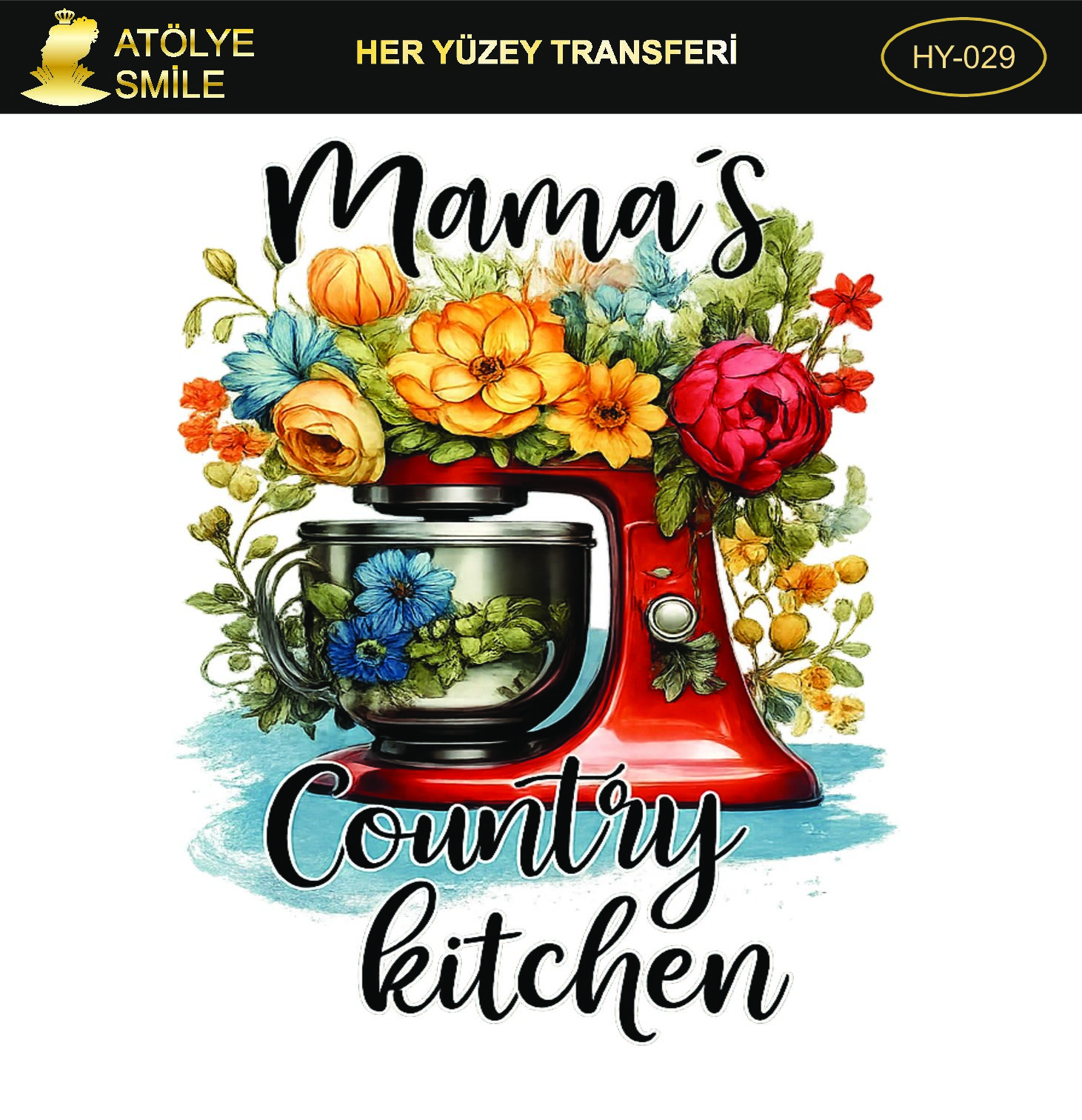 ATÖLYE SMİLE HER YÜZEY TRANSFER- HY 029