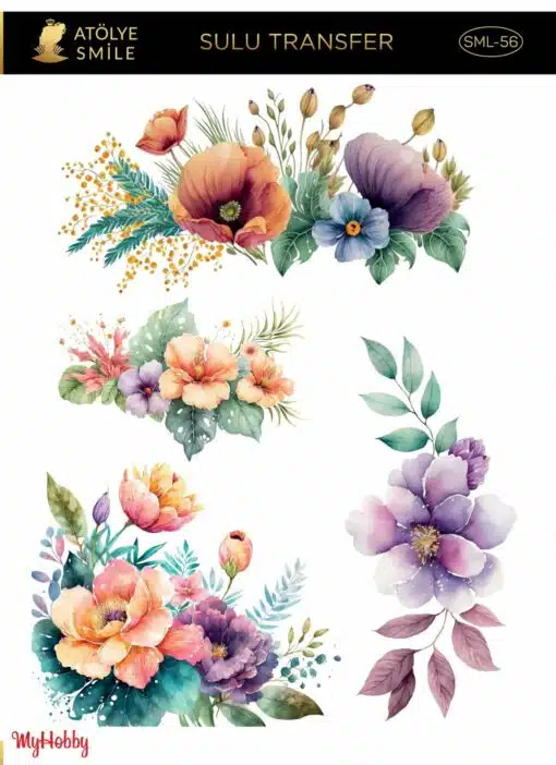 ATÖLYE SMİLE ÖZEL SERİ SULU TRANSFER SML-56