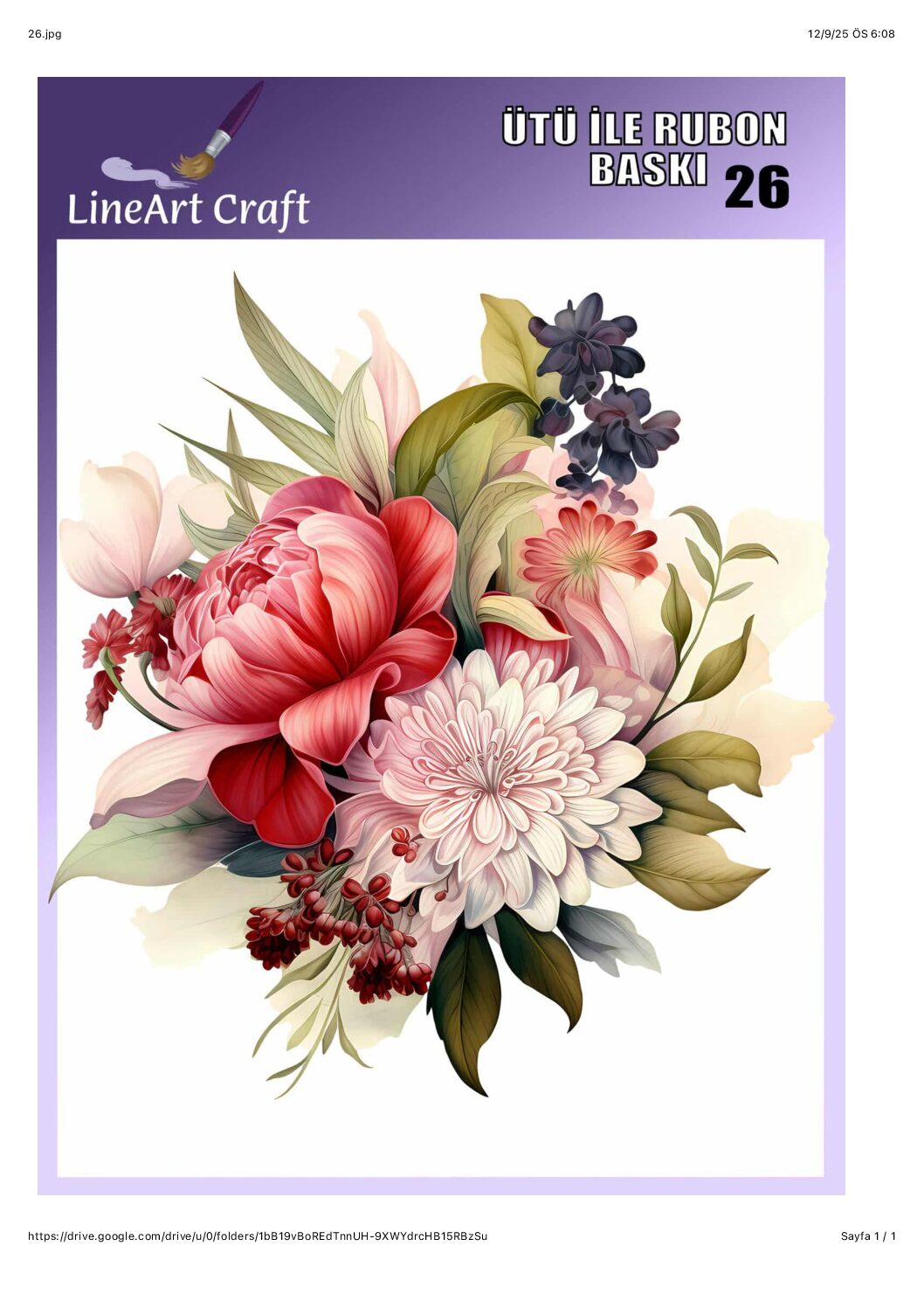 LİNEART ÜTÜ TRANSFER LNT 26