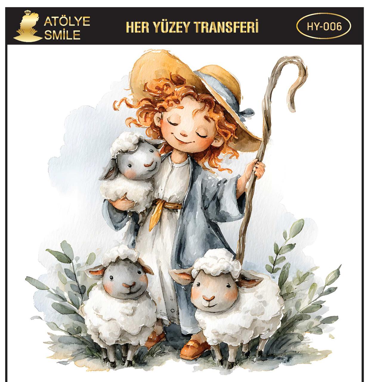 ATÖLYE SMİLE HER YÜZEY TRANSFER- HY 006