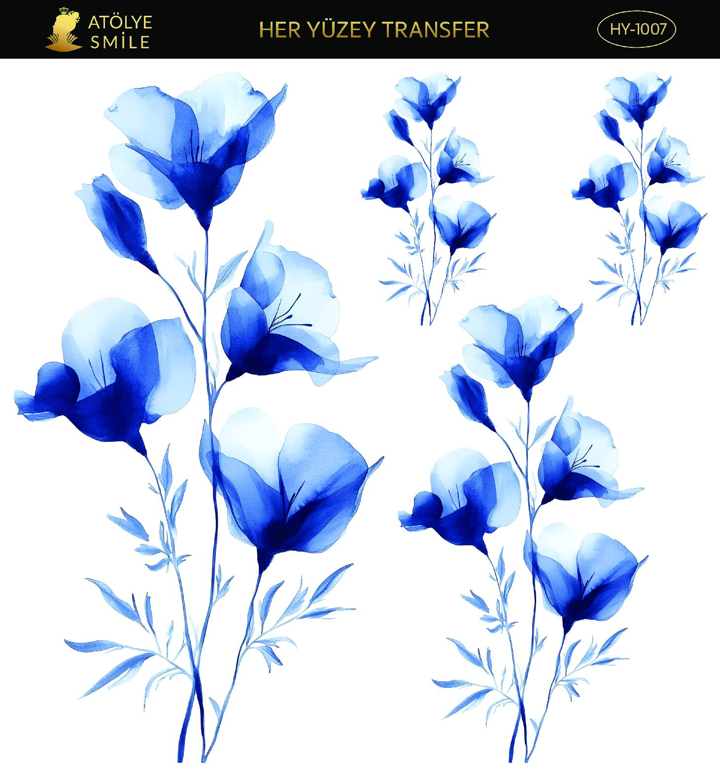 ATÖLYE SMİLE HER YÜZEY TRANSFER- HY 1007