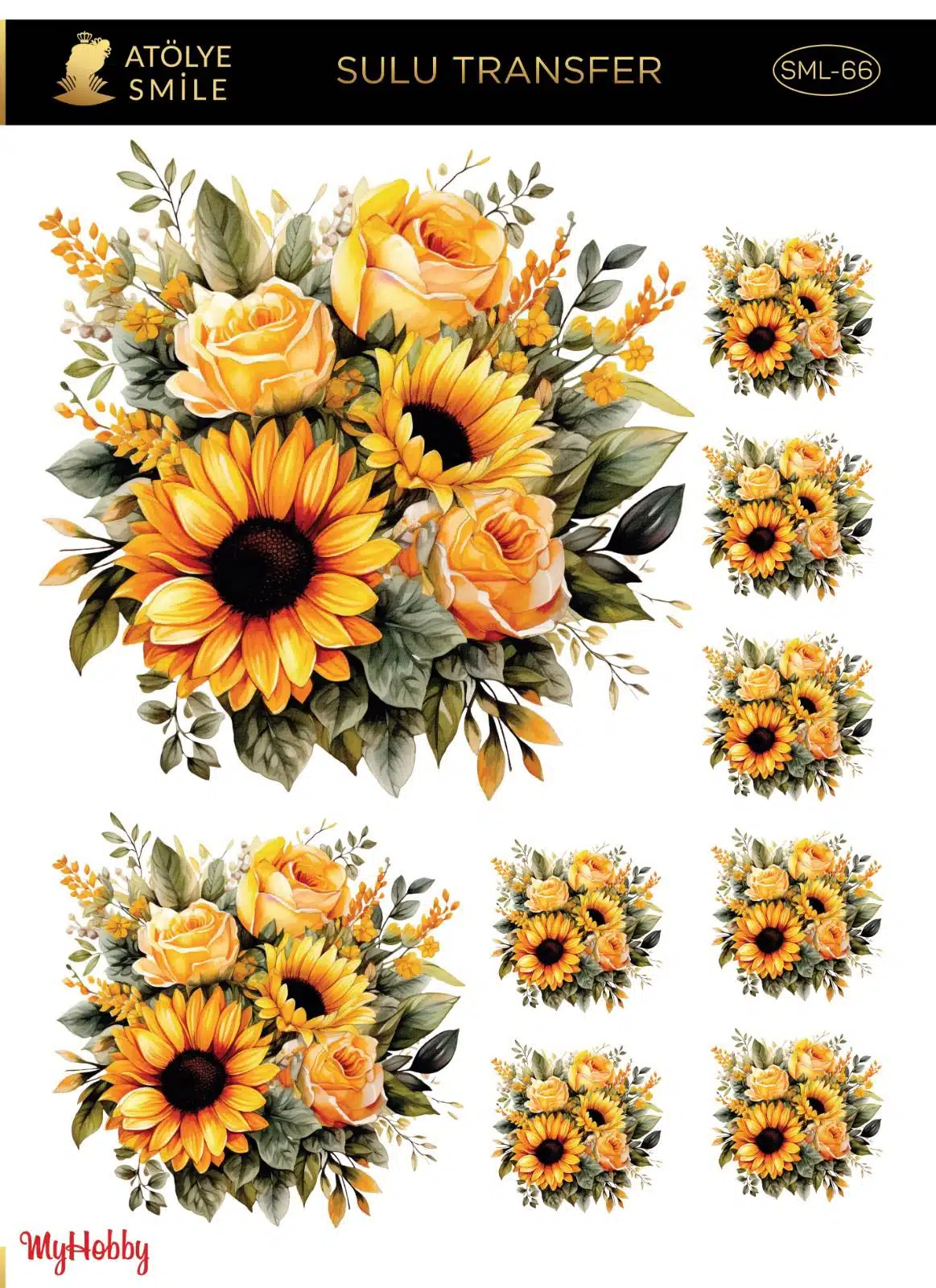 ATÖLYE SMİLE ÖZEL SERİ SULU TRANSFER SML-66