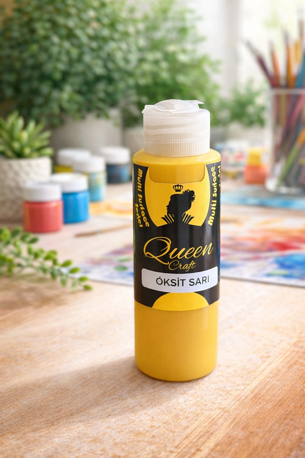 QUEEN CRAFT MULTİ 120 ML-OKSİT SARI