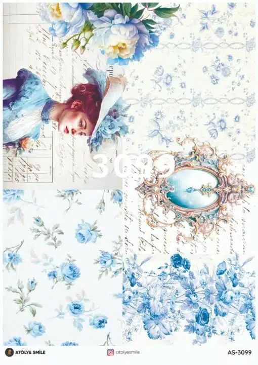 ATÖLYE SMİLE ÖZEL SERİ PİRİNÇ DEKOPAJ AS-3099