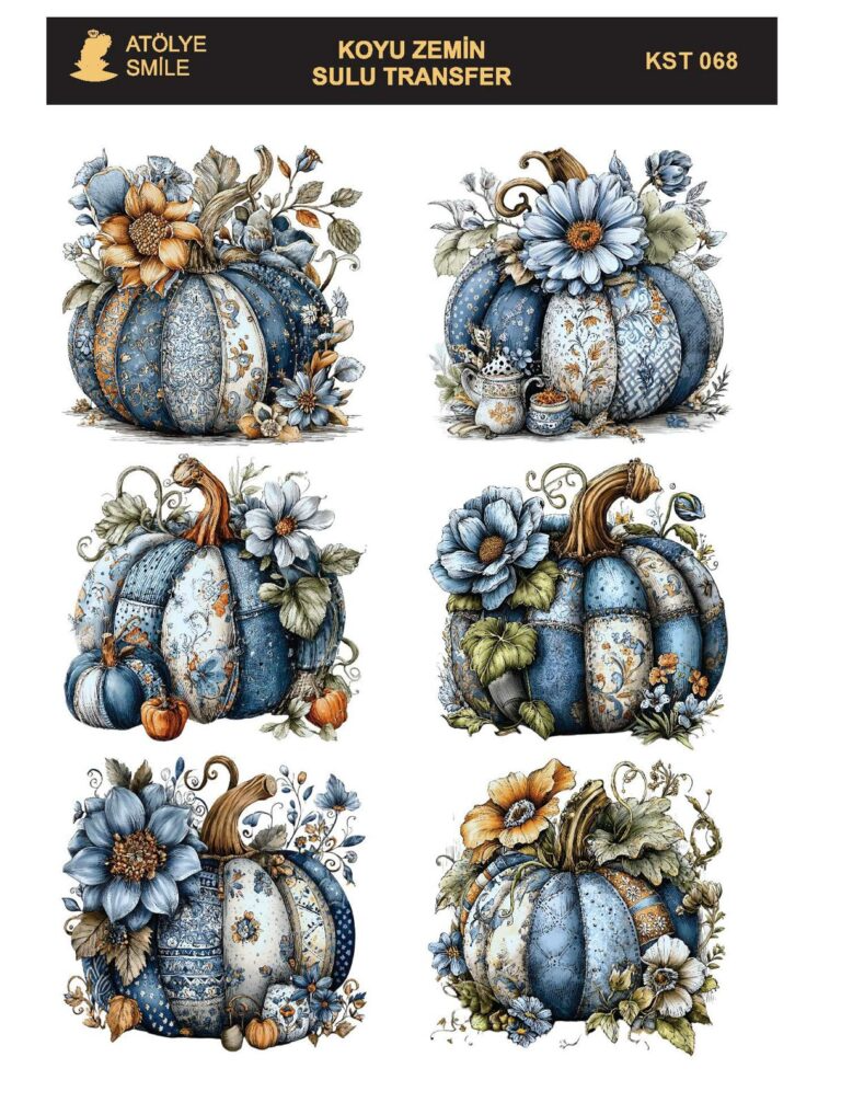 ATÖLYE SMİLE KOYU SULU TRANSFER KST-068