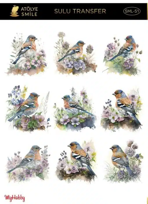 ATÖLYE SMİLE ÖZEL SERİ SULU TRANFER SML-51