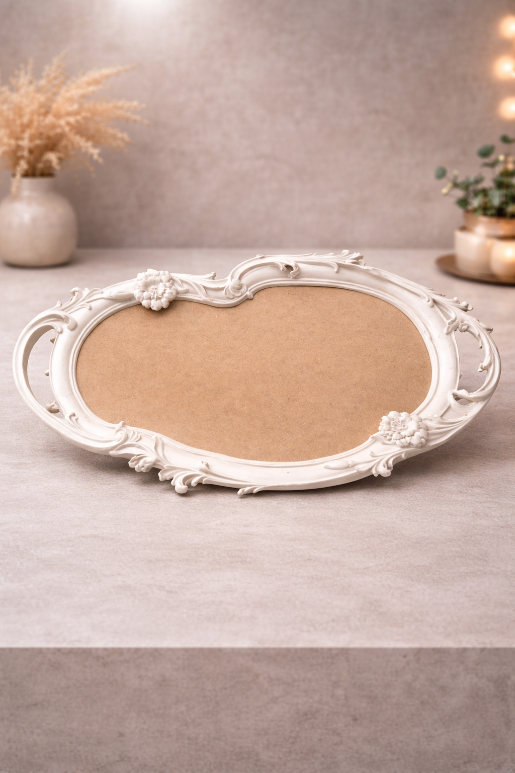 Polyester kenarlı tepsi 