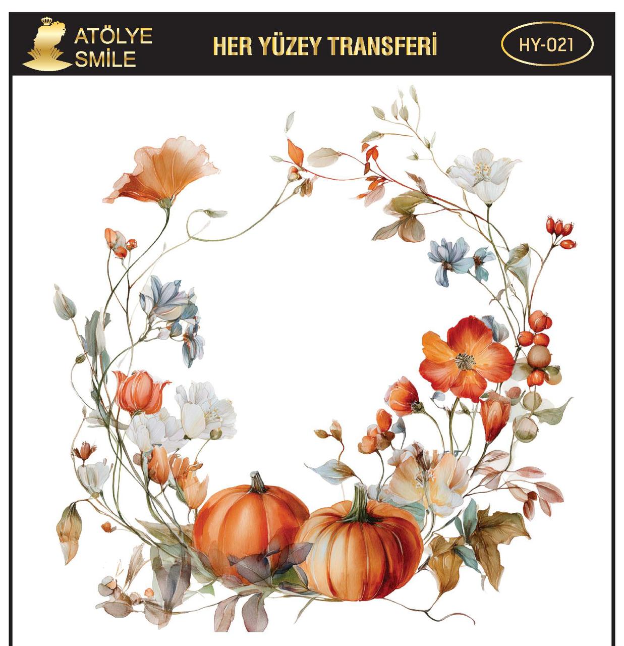 ATÖLYE SMİLE HER YÜZEY TRANSFER- HY 021