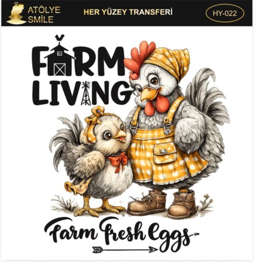 ATÖLYE SMİLE HER YÜZEY TRANSFER- HY 022