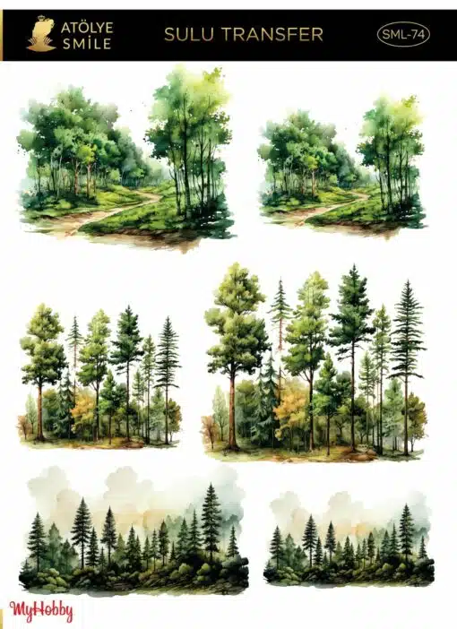 ATÖLYE SMİLE ÖZEL SERİ SULU TRANSFER SML-74