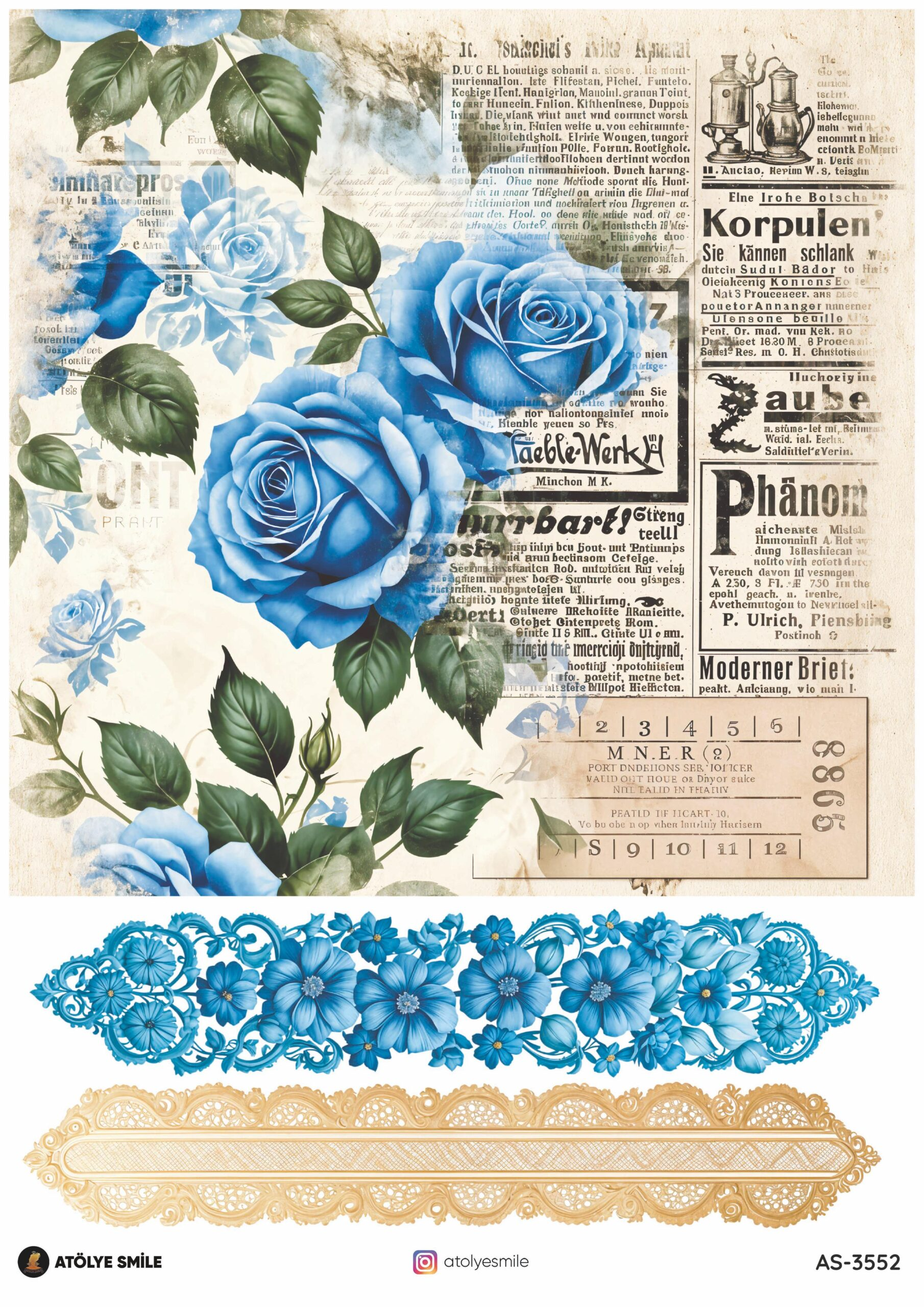 ATÖLYE SMİLE PİRİNÇ DEKOPAJ AS-3552