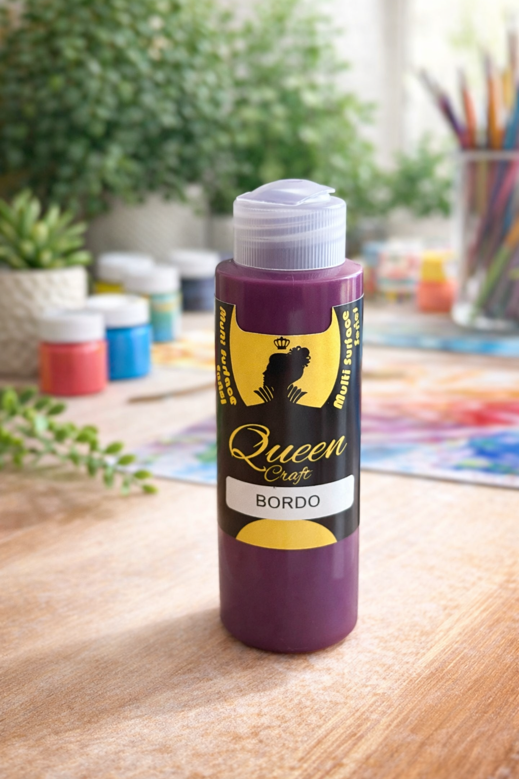 QUEEN CRAFT MULTİ 120 ML-BORDO