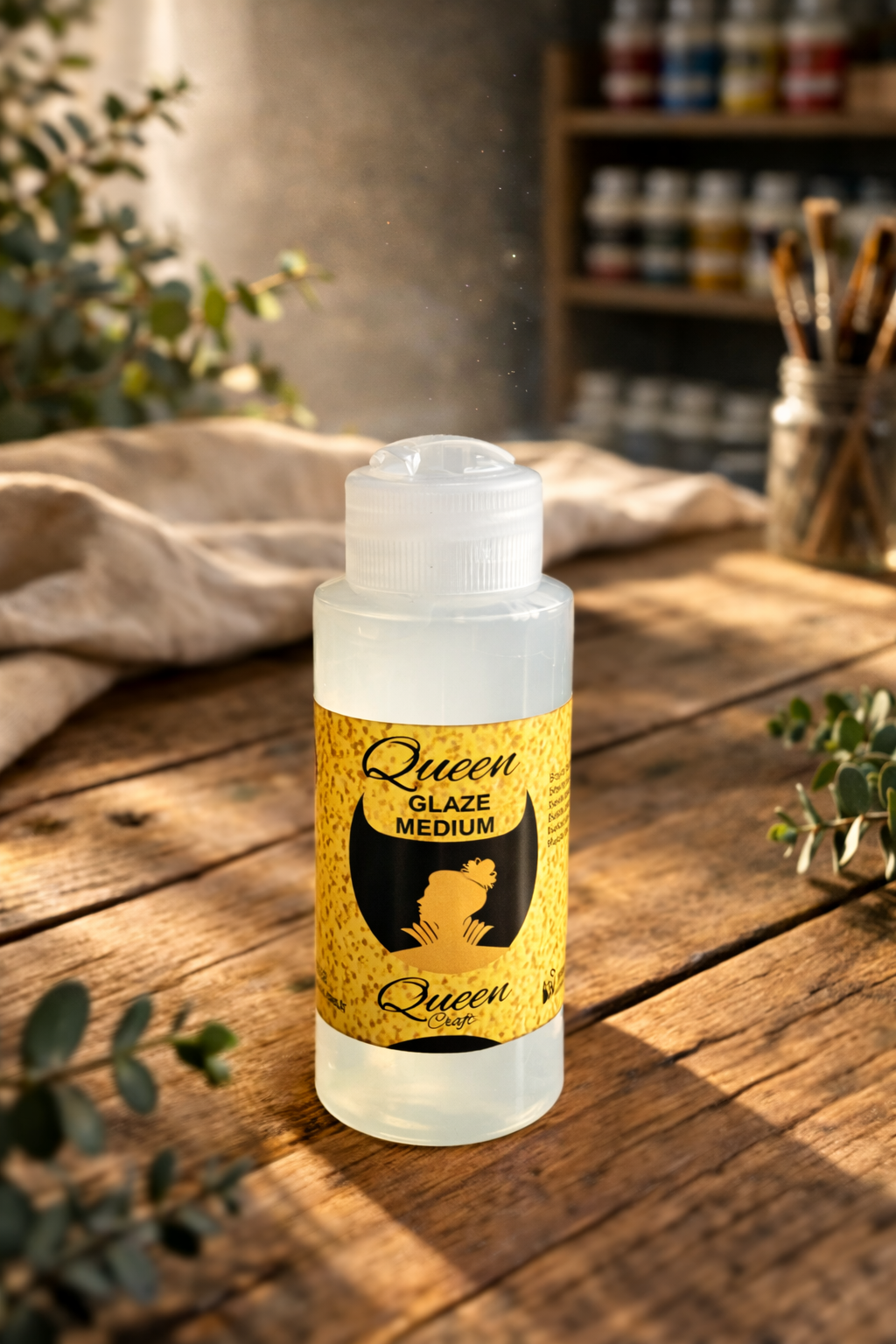 QUEEN CRAFT GLAZE MEDİUM-120 CC