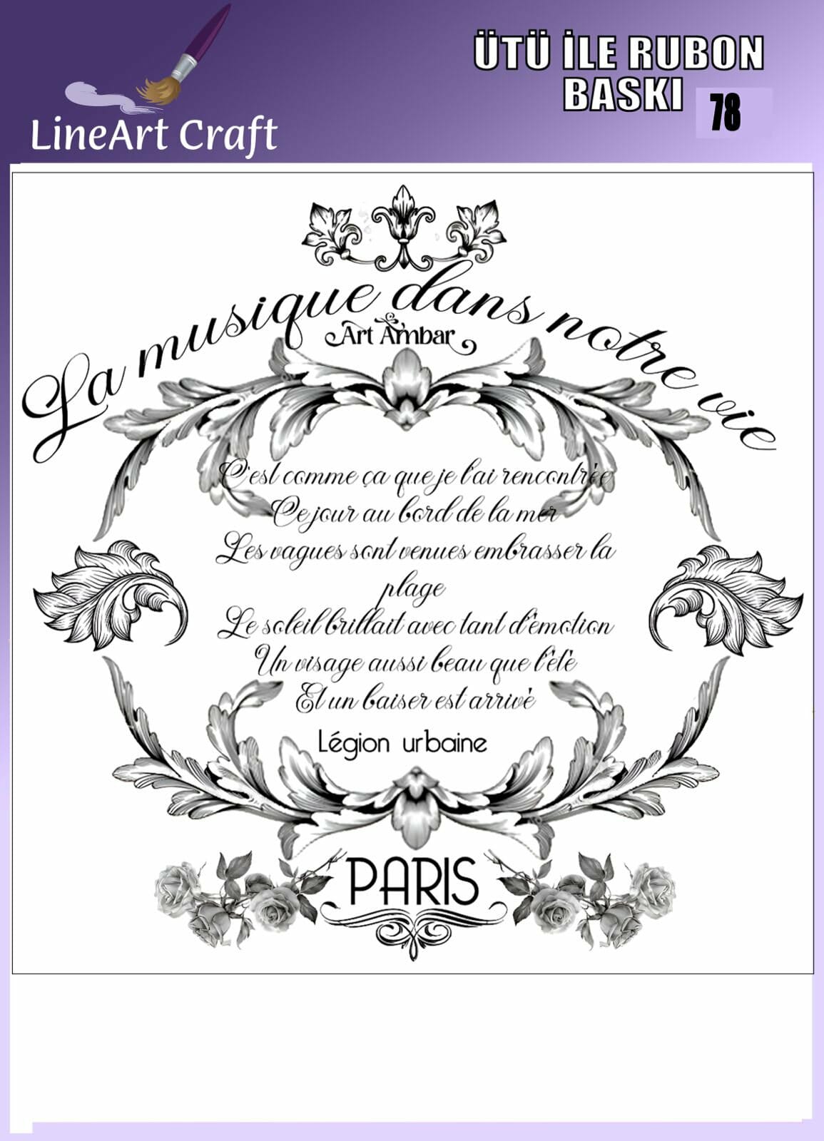 LİNEART ÜTÜ TRANSFER -78