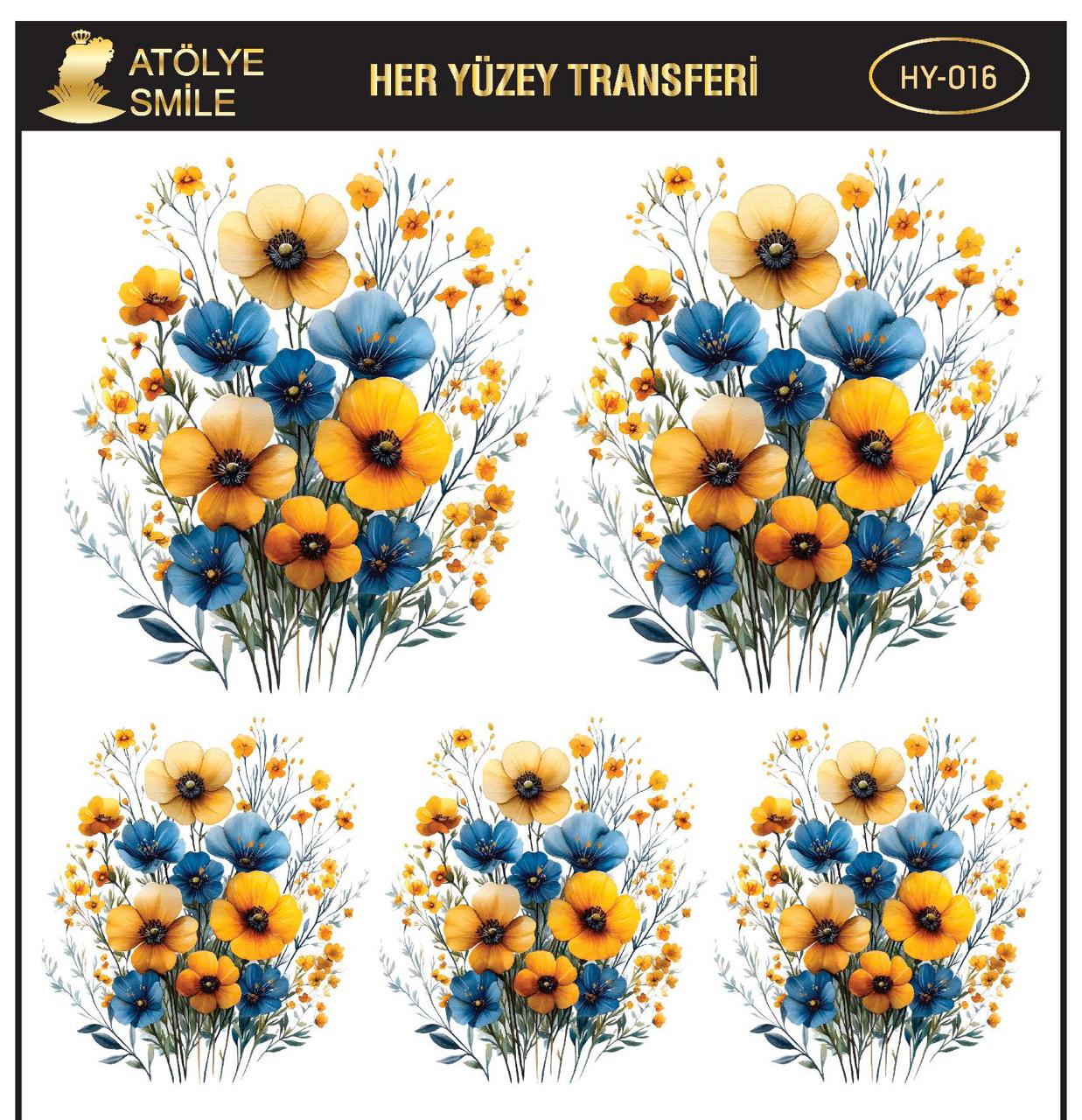 ATÖLYE SMİLE HER YÜZEY TRANSFER- HY 016