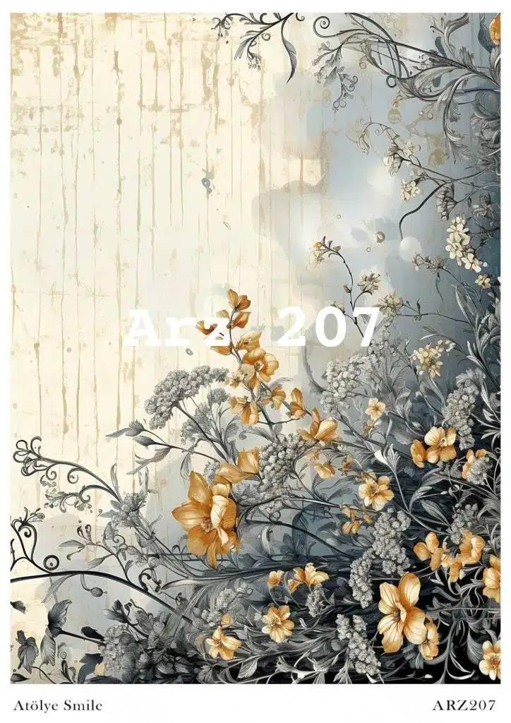 ATÖLYE SMİLE ÖZEL SERİ PİRİNÇ DEKOPAJ ARZ-207