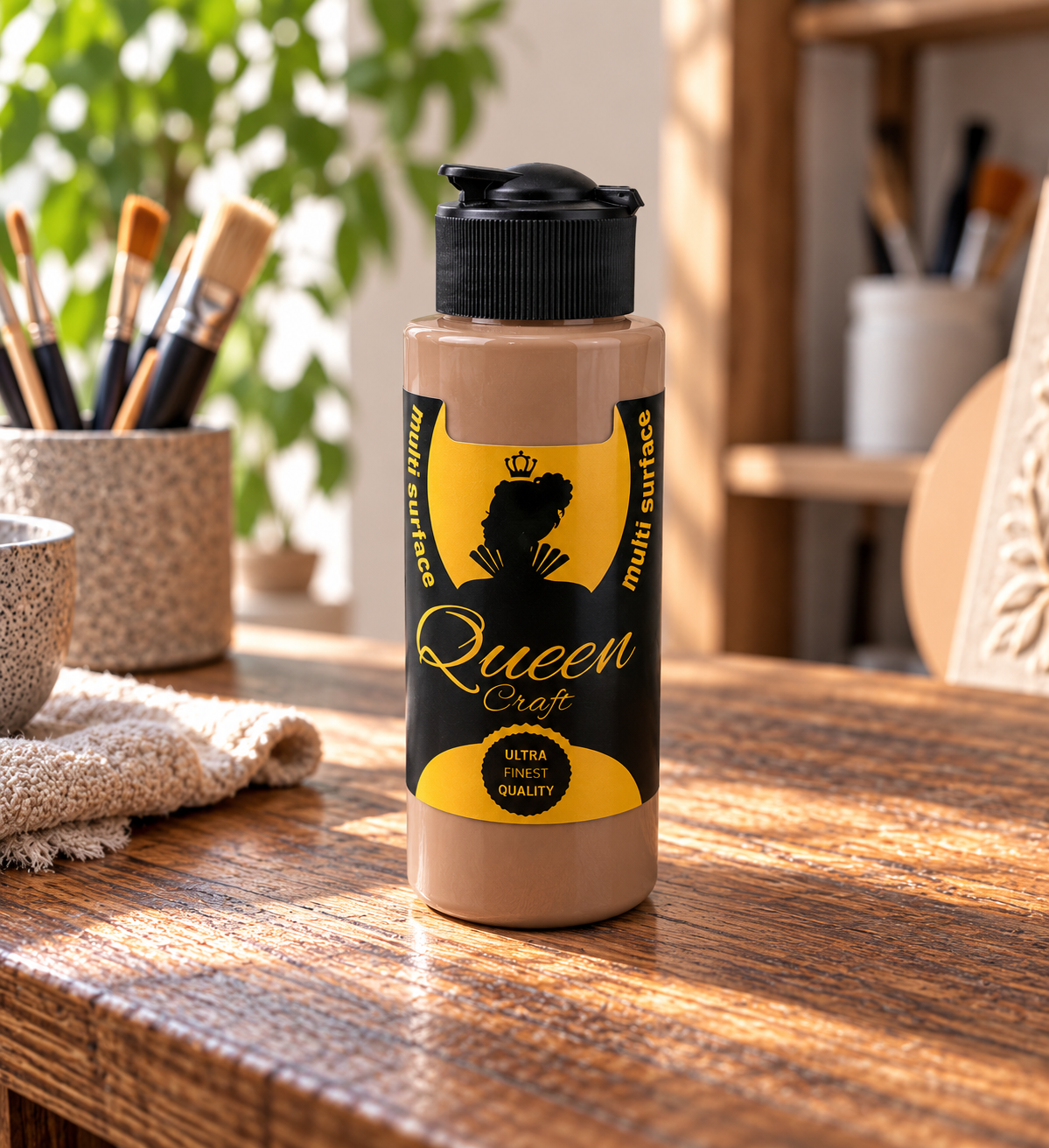 QUEEN CRAFT MULTİSURFACE 120 ML-ORTA KAHVE