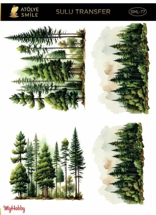 ATÖLYE SMİLE ÖZEL SERİ SULU TRANSFER SML-77
