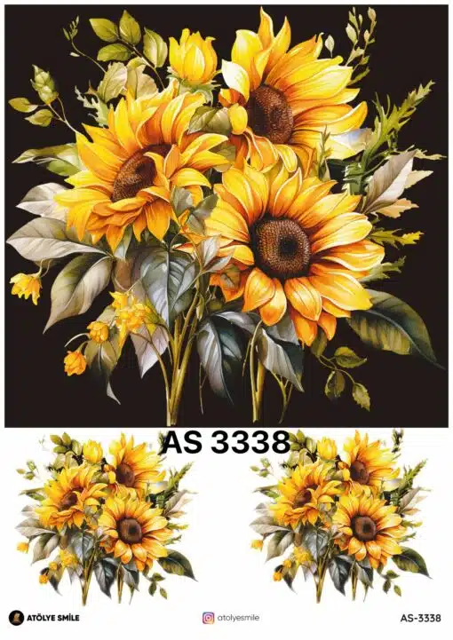 ATÖLYE SMİLE ÖZEL SERİ PİRİNÇ DEKOPAJ AS-3338