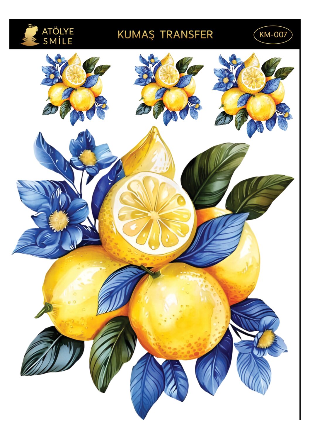 ATÖLYE SMİLE HER YÜZEY TRANSFER- KM007