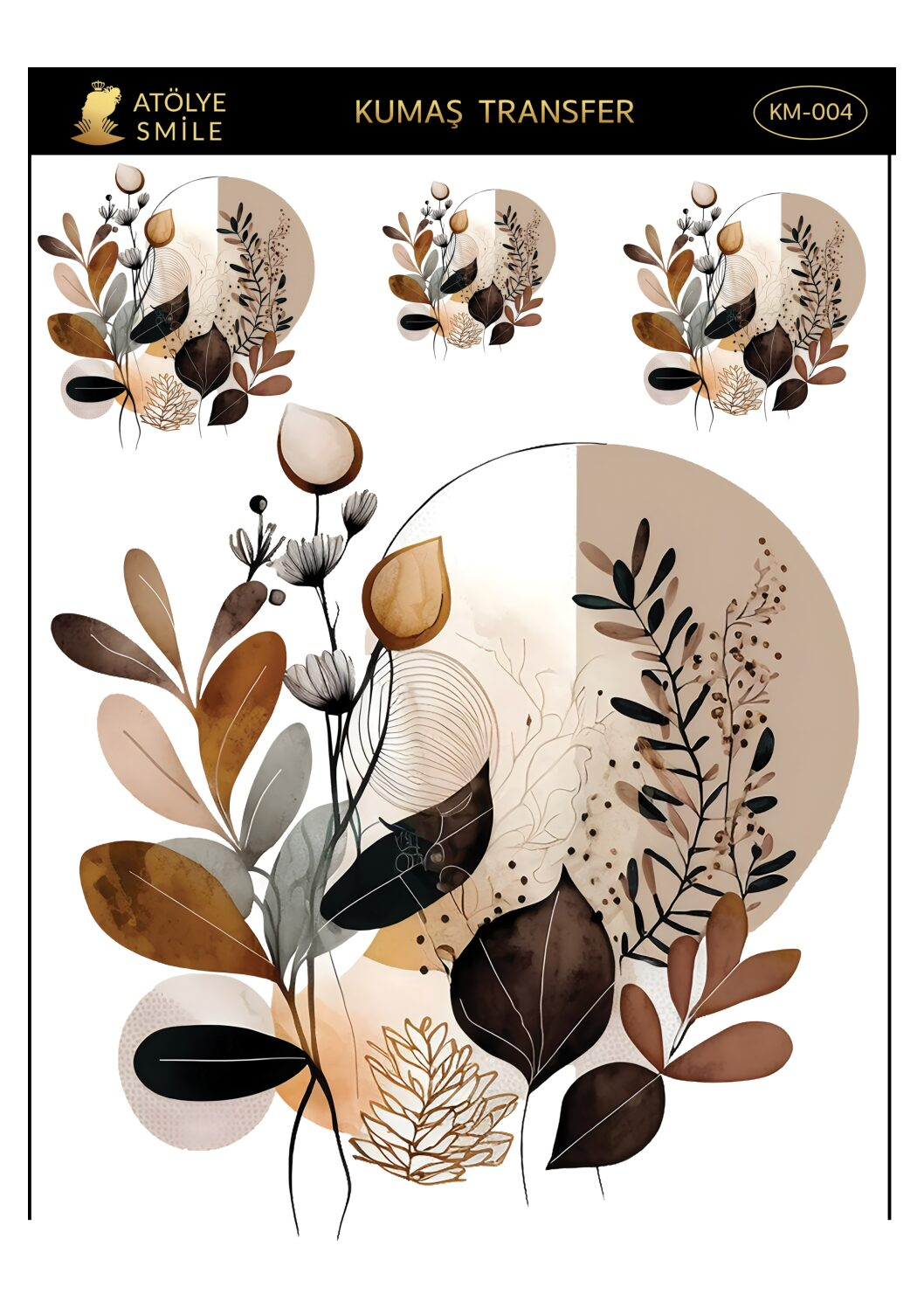 ATÖLYE SMİLE KUMAŞ TRANSFER-KM004