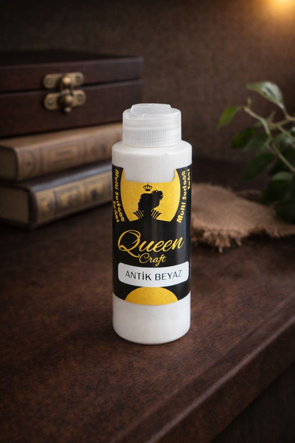 QUEEN CRAFT MULTİ 120 ML-ANTİK BEYAZ