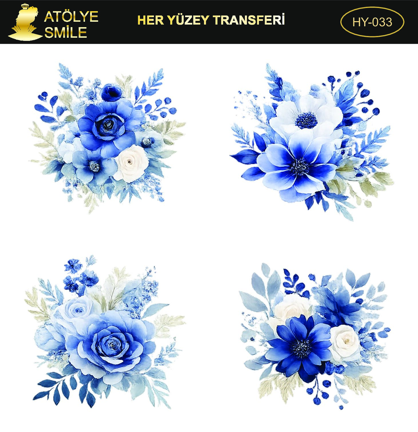ATÖLYE SMİLE HER YÜZEY TRANSFER- HY 033