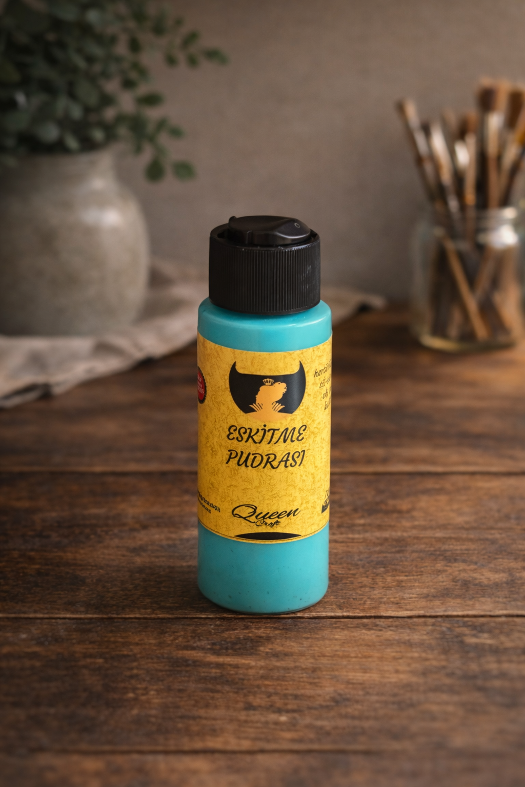 QUEEN CRAFT ESKİTME PUDRASI-MİNT YEŞİLİ