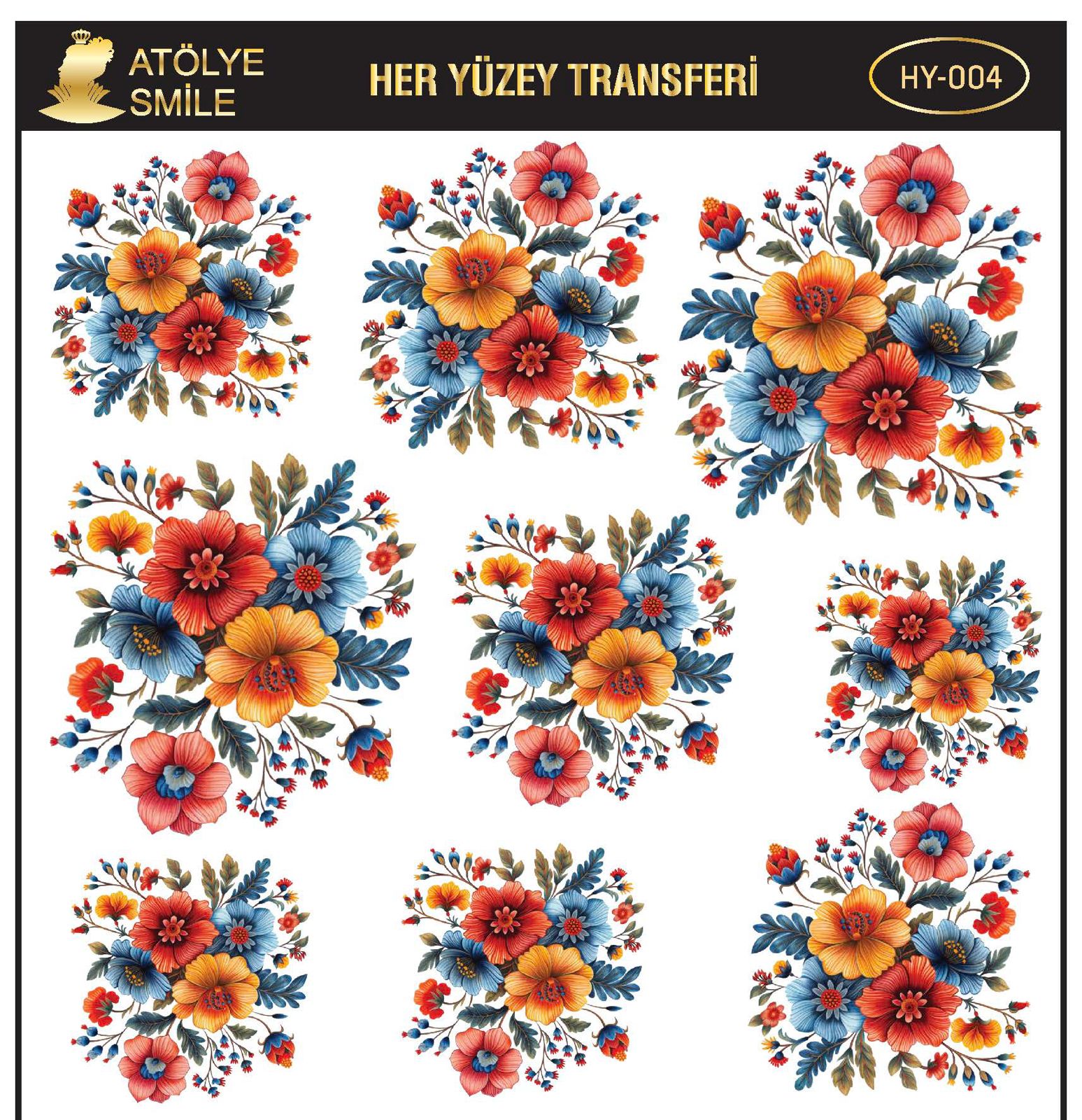 ATÖLYE SMİLE HER YÜZEY TRANSFER- HY 004