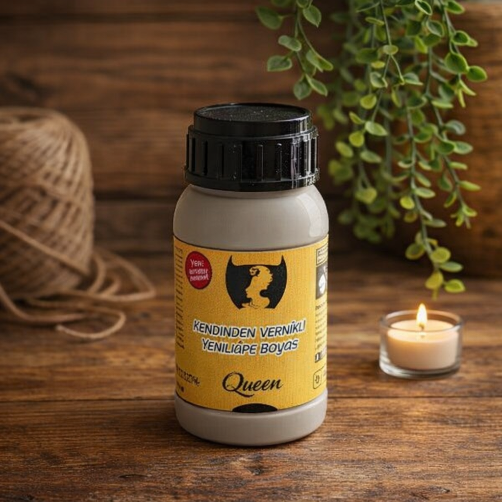 QUEEN CRAFT KENDİNDEN VERNİKLİ BOYA 260 ML-SİYAH ELMAS