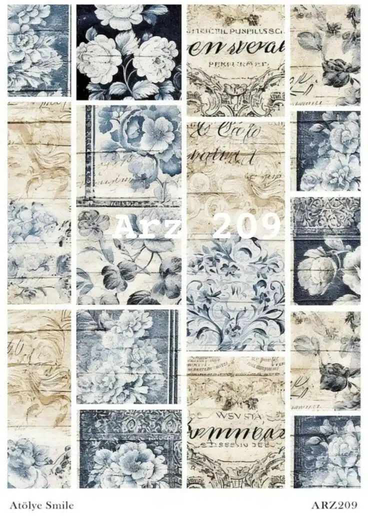 ATÖLYE SMİLE ÖZEL SERİ PİRİNÇ DEKOPAJ ARZ-209