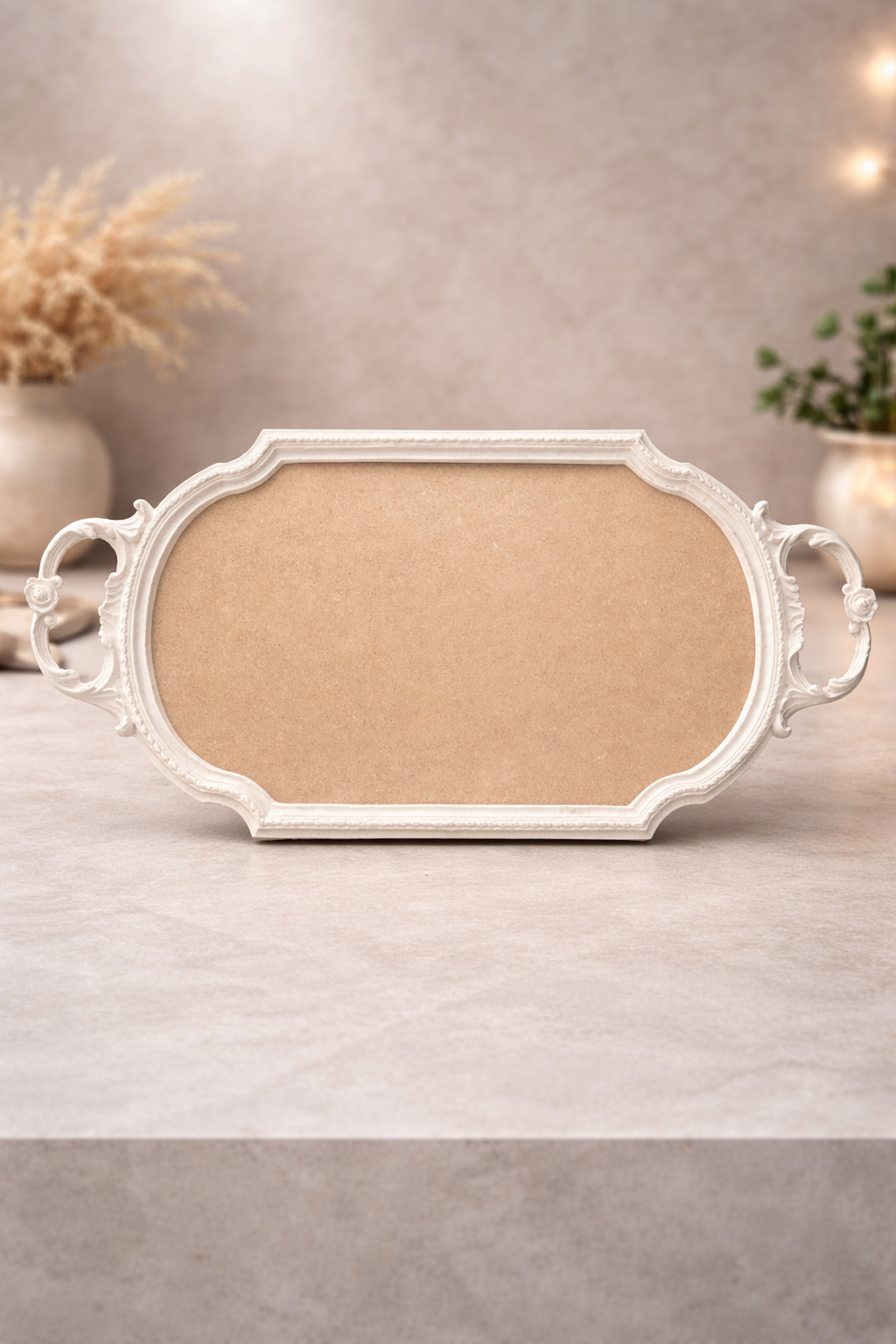 Polyester kenarlı tepsi 