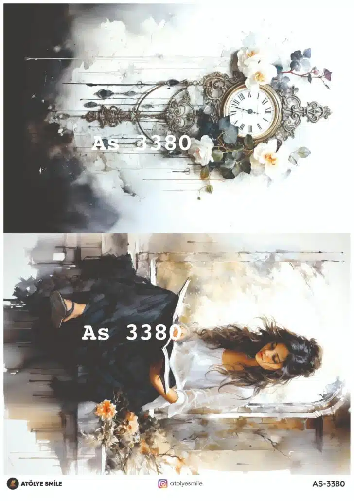 ATÖLYE SMİLE ÖZEL PİRİNÇ DEKOPAJ AS-3380