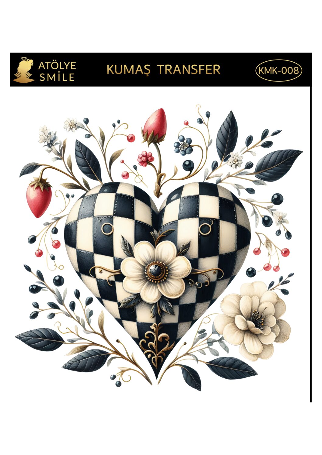 ATÖLYE SMİLE HER YÜZEY TRANSFER- KMK008