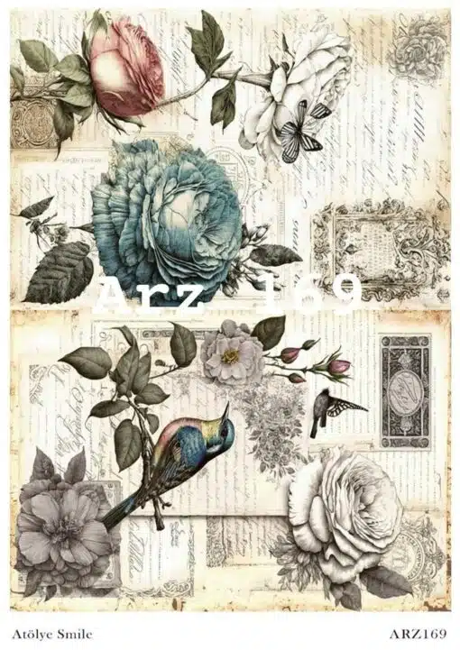 ATÖLYE SMİLE ÖZEL SERİ PİRİNÇ DEKOPAJ ARZ-169