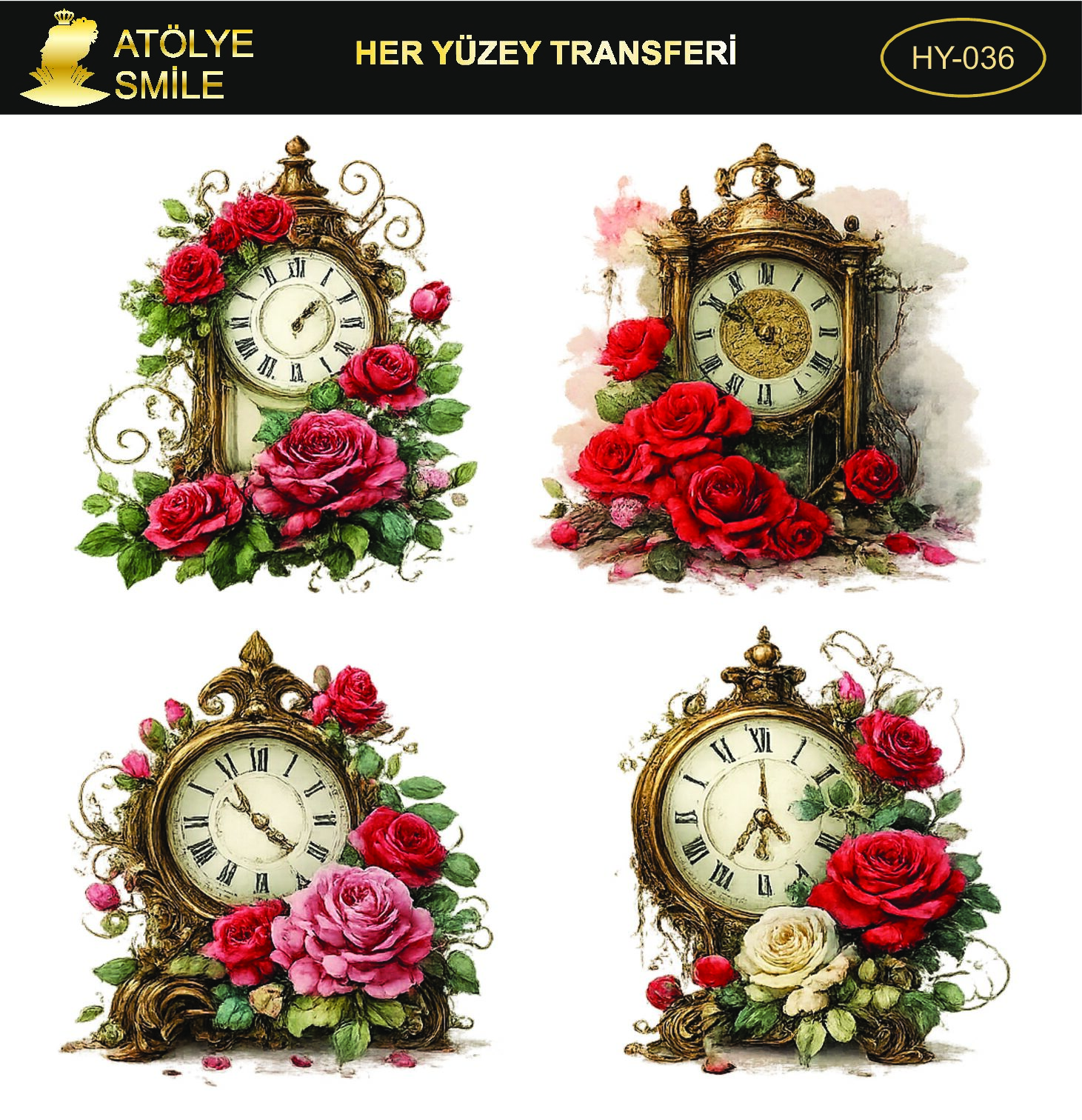ATÖLYE SMİLE HER YÜZEY TRANSFER- HY 036