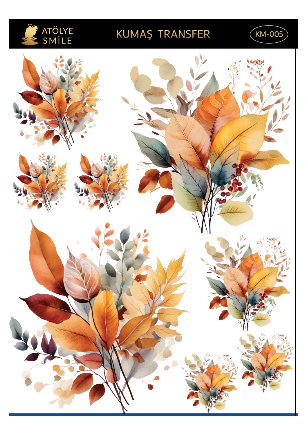 ATÖLYE SMİLE HER YÜZEY TRANSFER- KM005