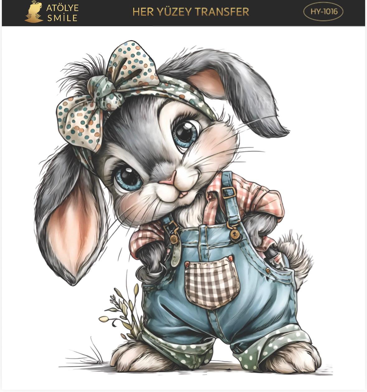ATÖLYE SMİLE HER YÜZEY TRANSFER- HY 1016