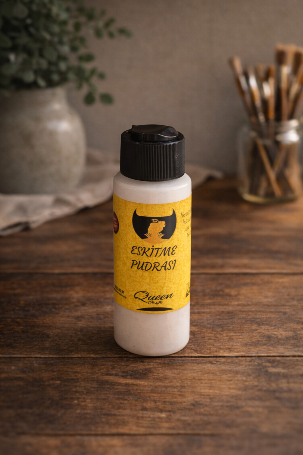 QUEEN CRAFT ESKİTME PUDRASI – BEYAZ 120ML