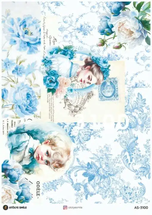 ATÖLYE SMİLE ÖZEL SERİ PİRİNÇ DEKOPAJ AS-3100