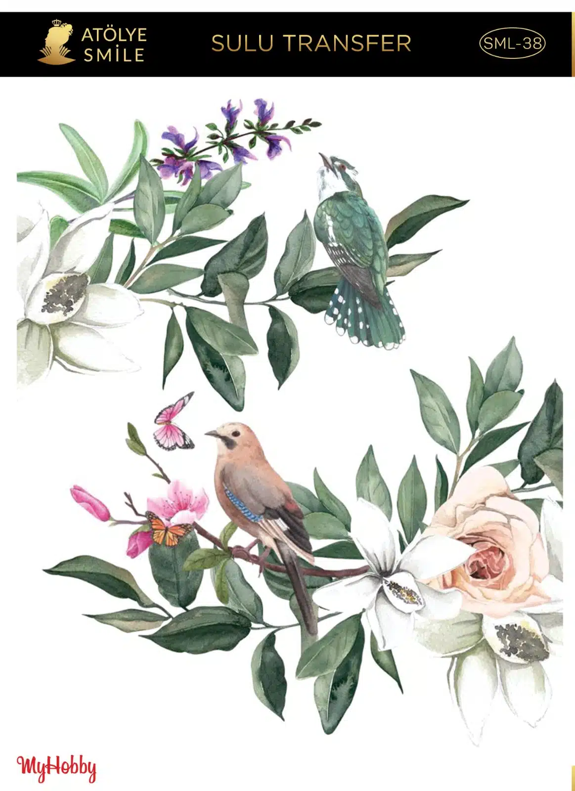 ATÖLYE SMİLE ÖZEL SERİ SULU TRANSFER SML-38