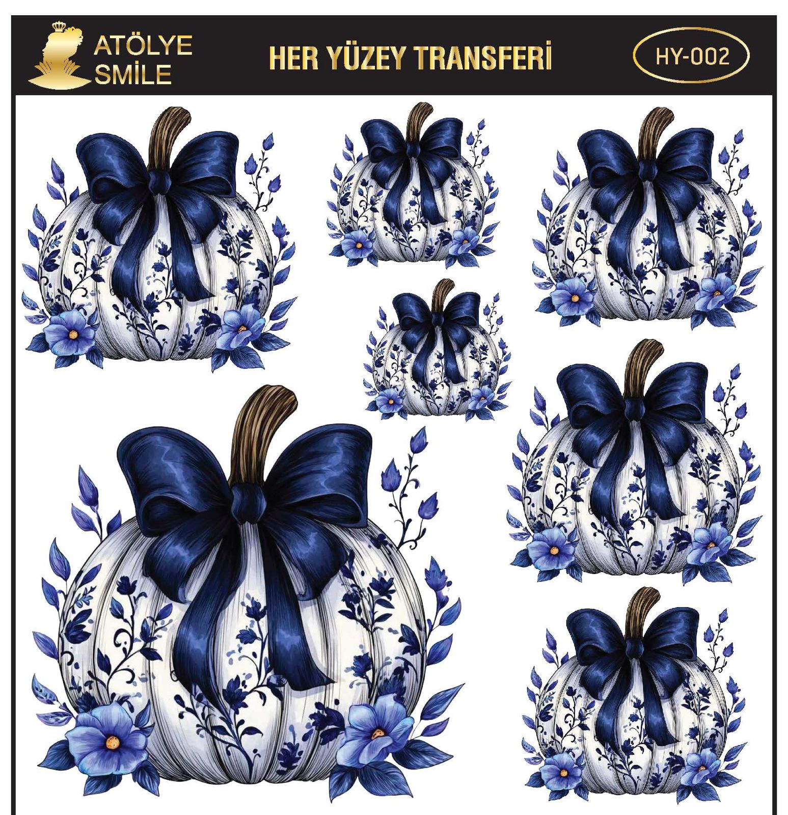 ATÖLYE SMİLE HER YÜZEY TRANSFER- HY 002