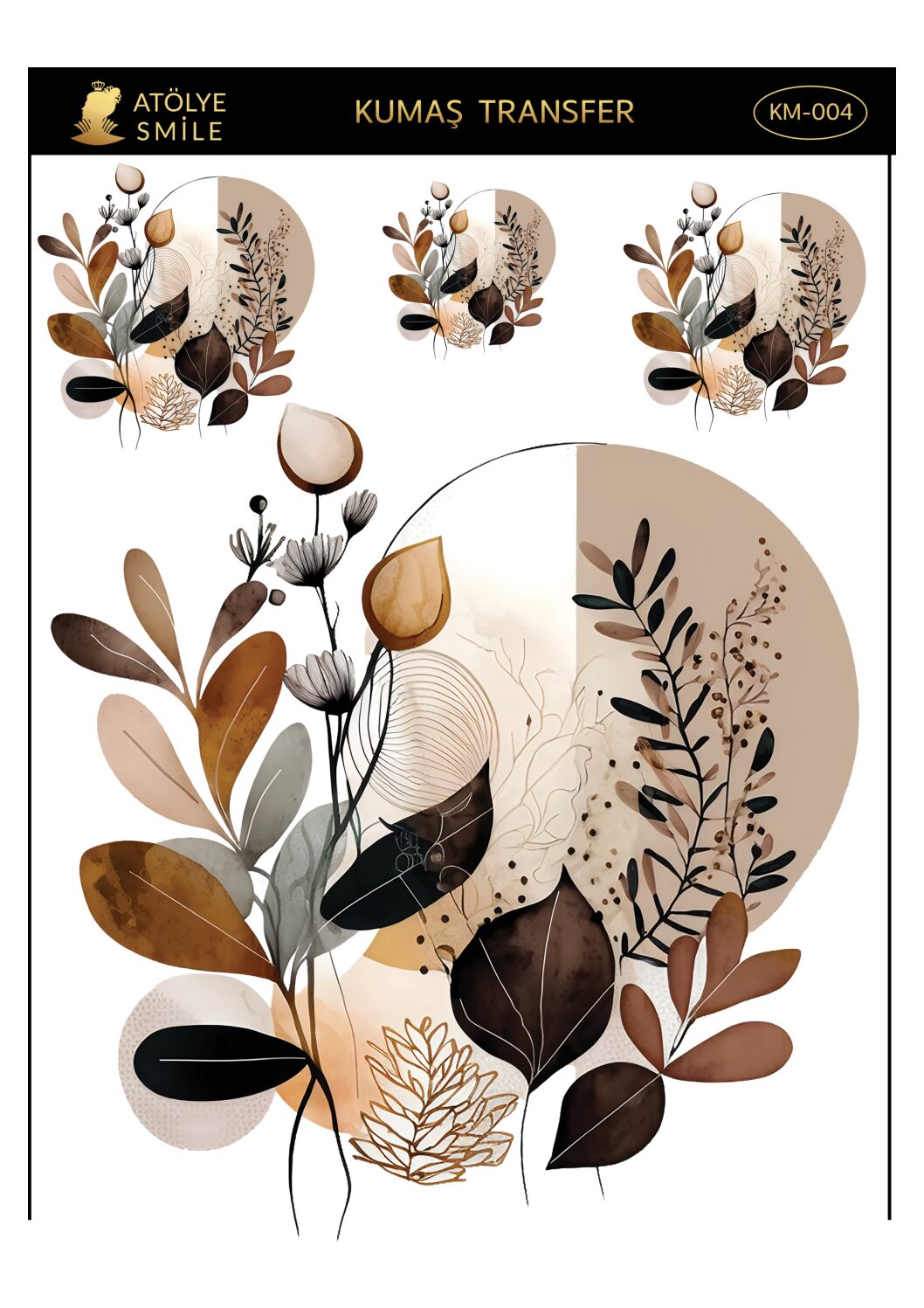 ATÖLYE SMİLE HER YÜZEY TRANSFER- KM004