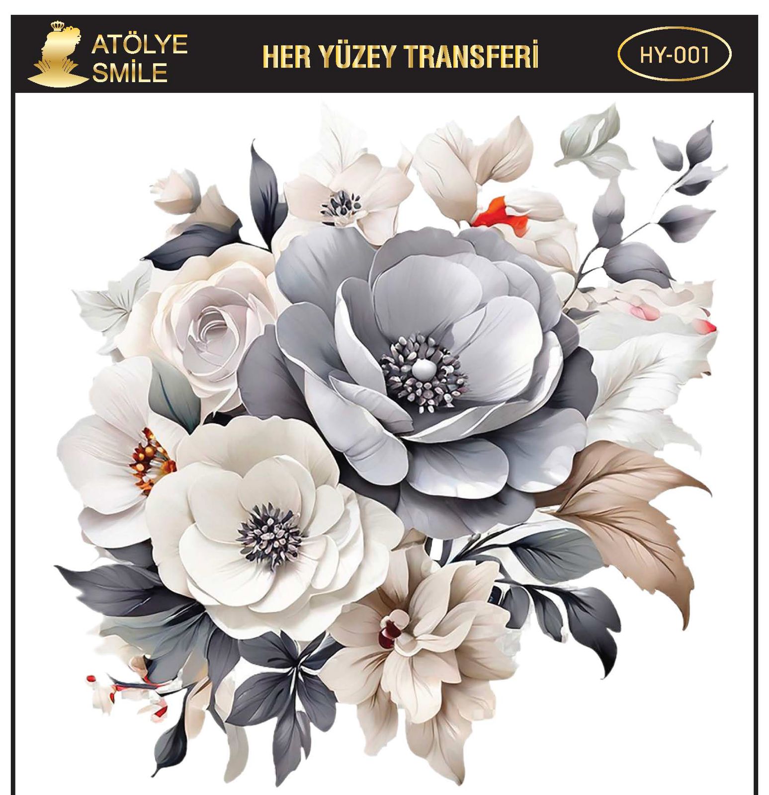 ATÖLYE SMİLE HER YÜZEY TRANSFER- HY 001