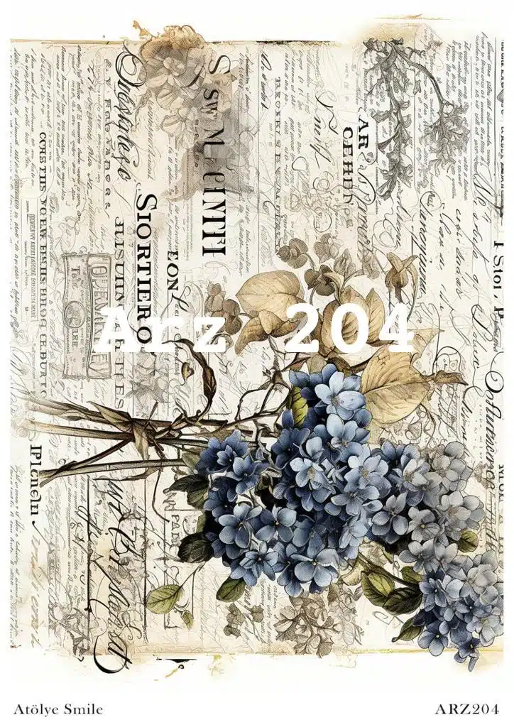 ATÖLYE SMİLE ÖZEL SERİ PİRİNÇ DEKOPAJ ARZ-204