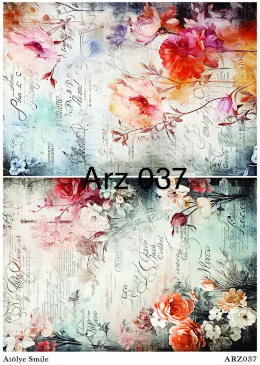 ATÖLYE SMİLE ÖZEL SERİ PİRİNÇ DEKOPAJ ARZ-037